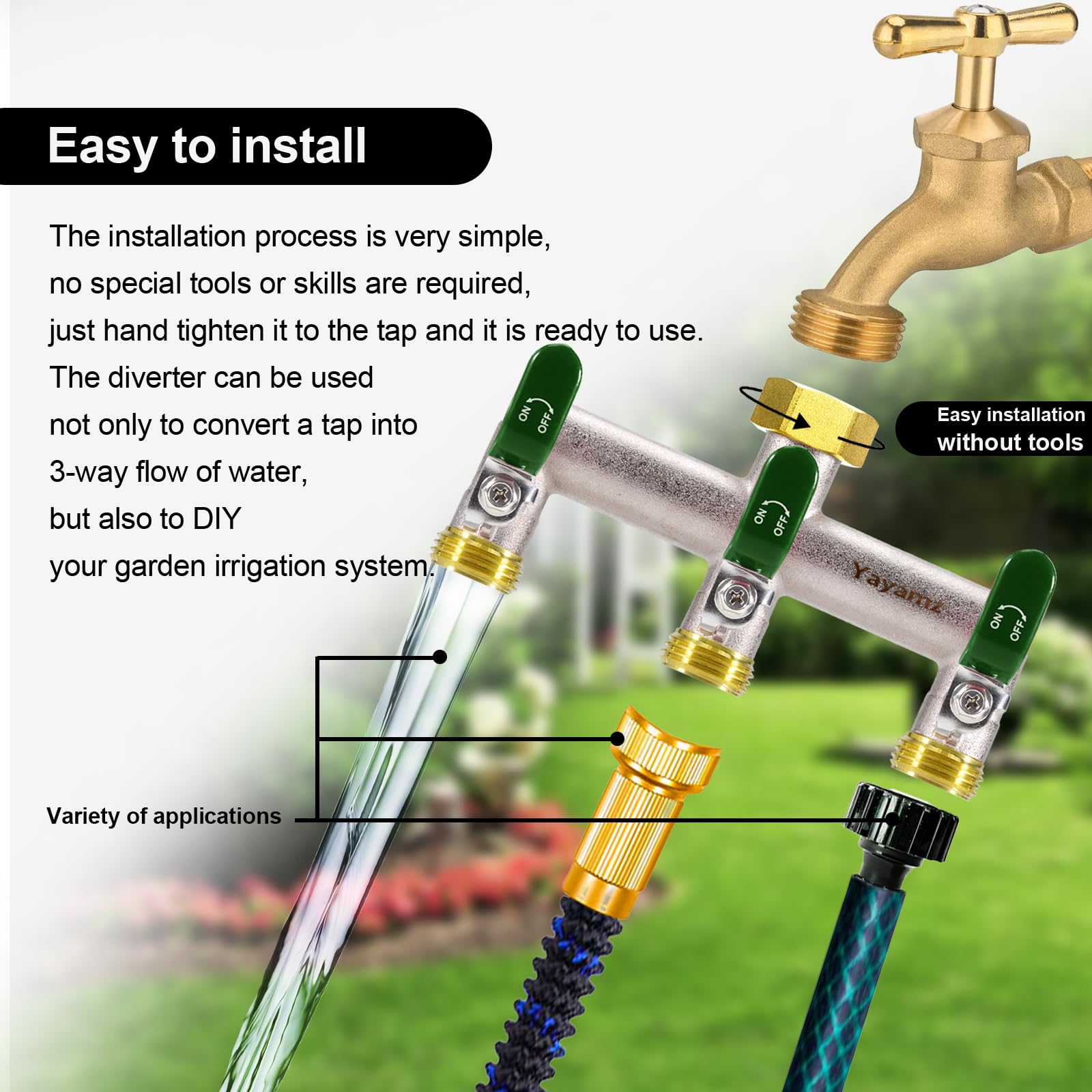 Yayamz durable temperature range suitable for year-round outdoor use.