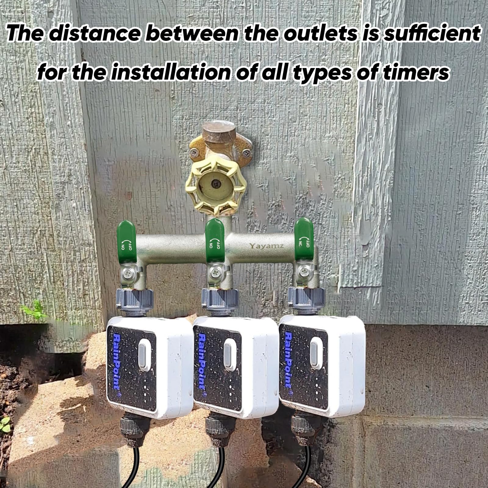 Yayamz hexagonal connector prevents leaks on outdoor faucets