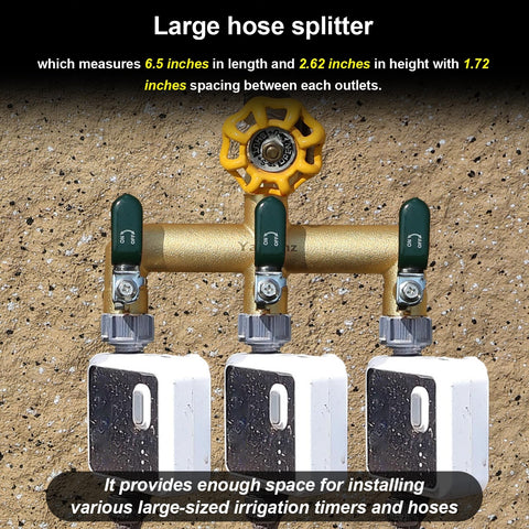 Yayamz inlet nut with extra brass material for durable watertight connections.