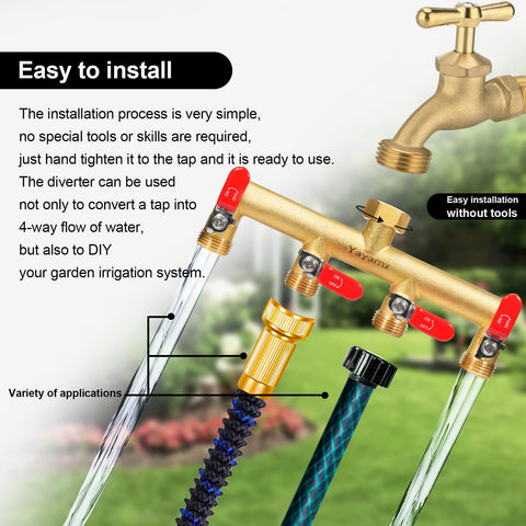 Yayamz hexagonal brass inlet nut ensuring secure, watertight faucet connections.