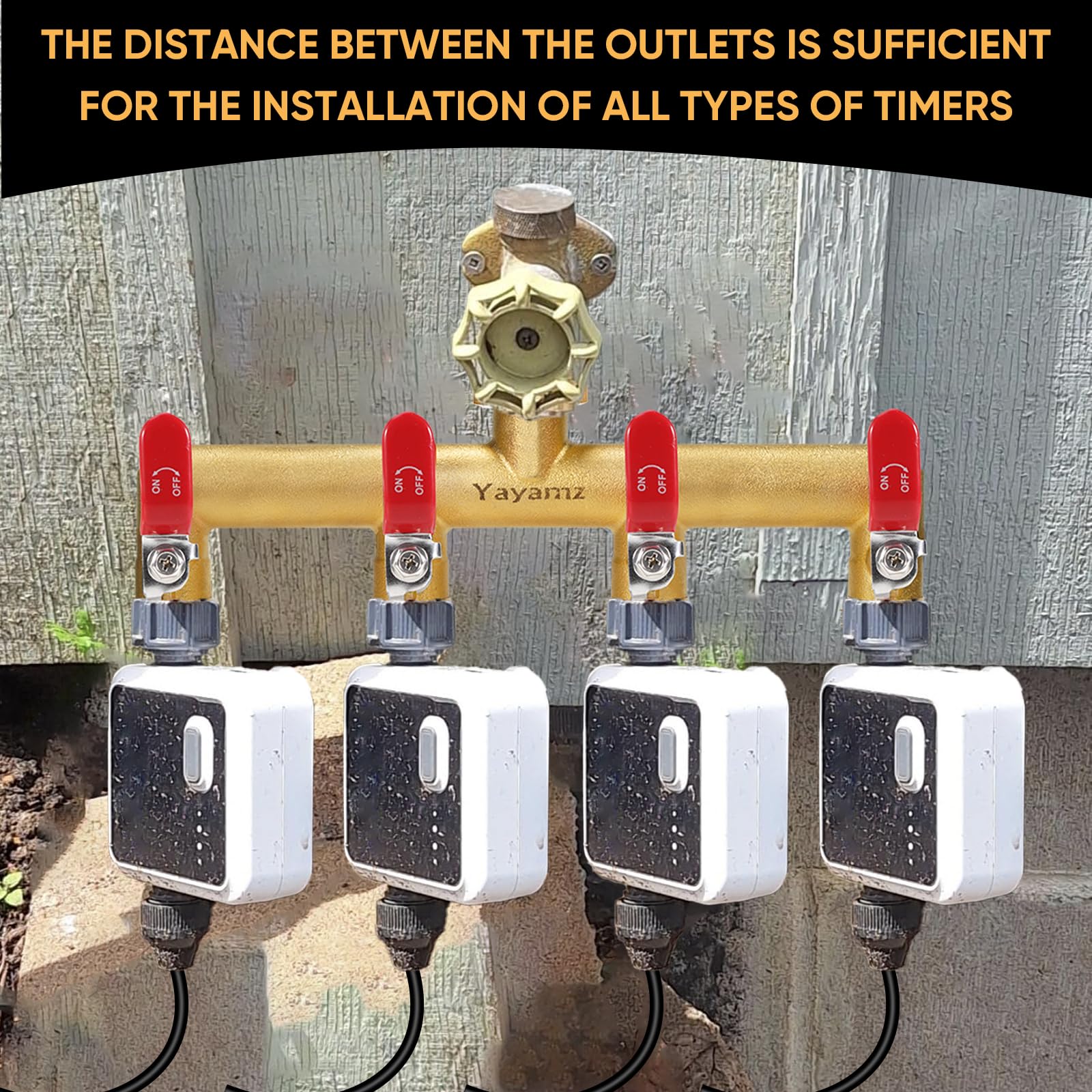 Yayamz rubber covered metal handle provides comfortable grip during adjustments.