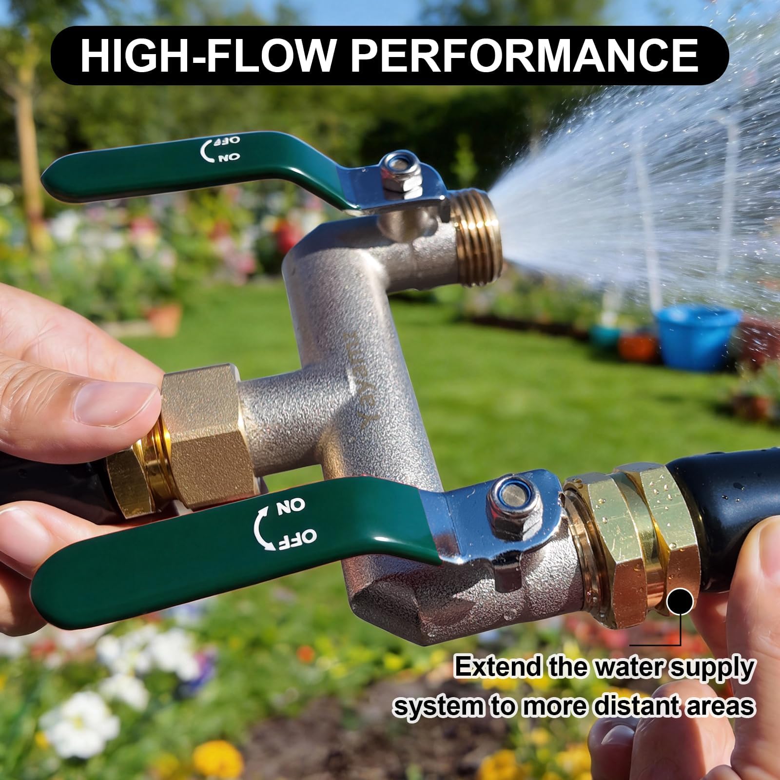 Yayamz standard 3/4-inch faucet compatibility for North American setups.
