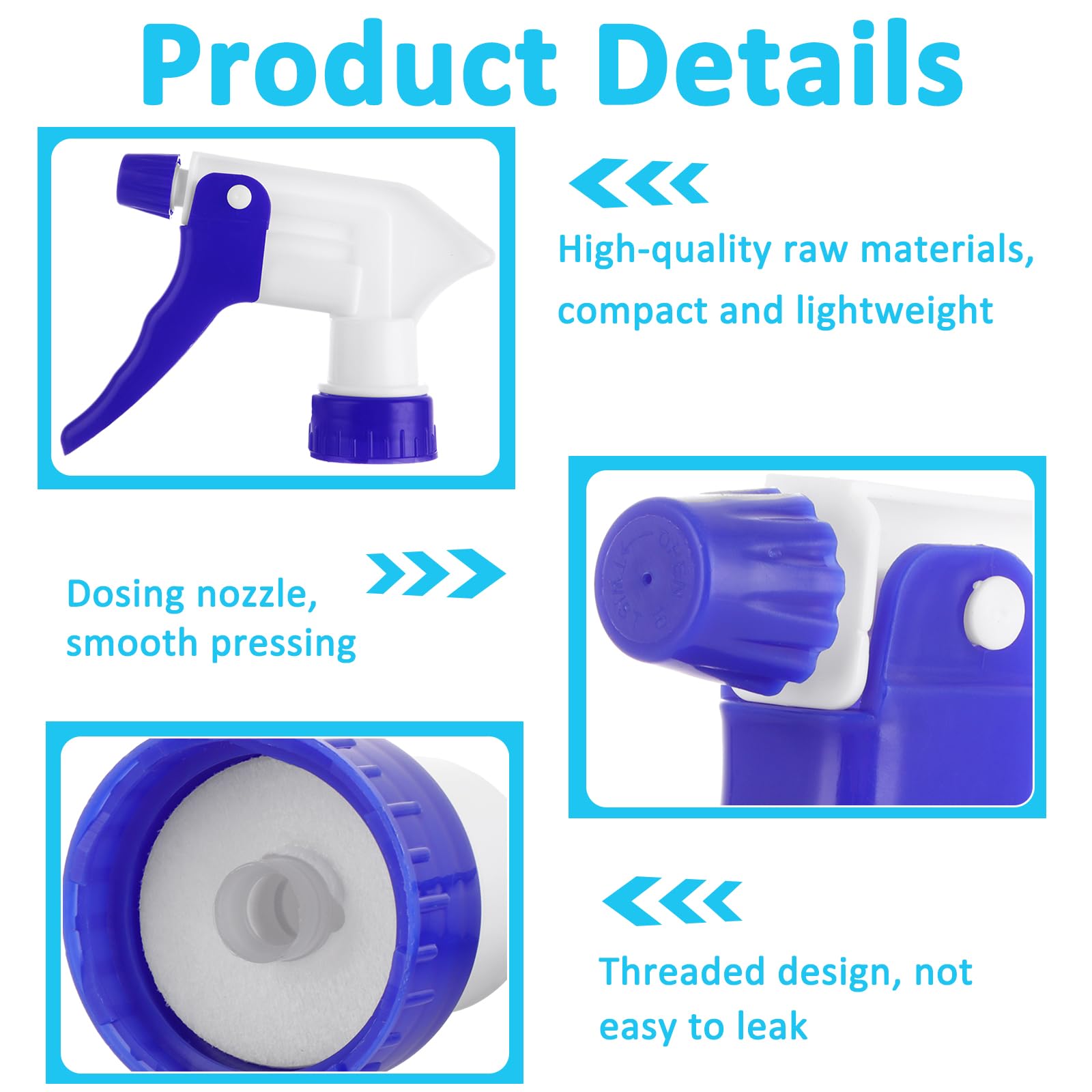 YAYODS leak-proof gasket prevents drips for cleaner storage and precise spray.
