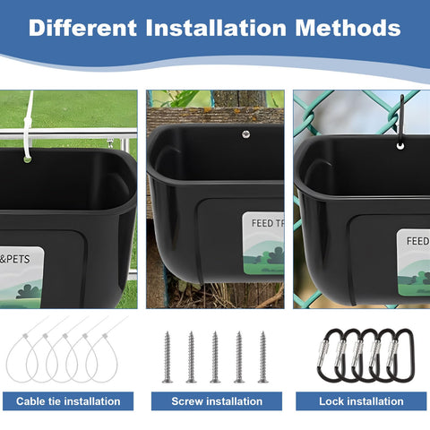 YAYODS water trough for poultry provides reliable water or minerals.