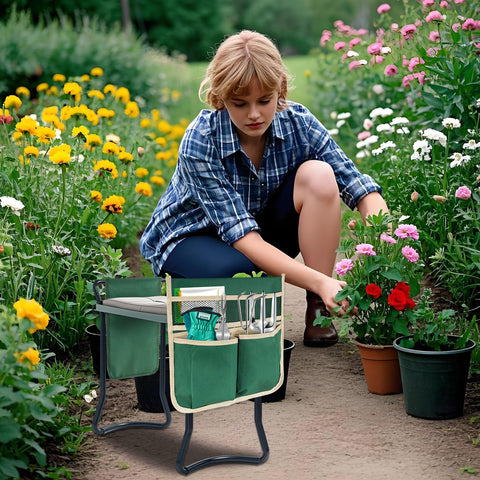 YBB two-pack kneeler pouches folded for compact, portable storage.