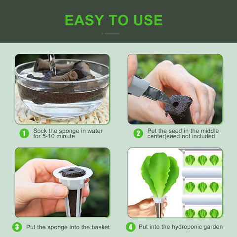 YBB sponge compatible with Aerogarden and other hydroponic systems