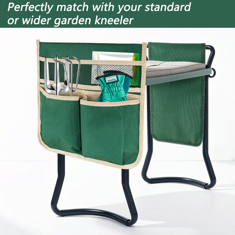 YBB balanced side-by-side pockets stabilize tools during kneeling.