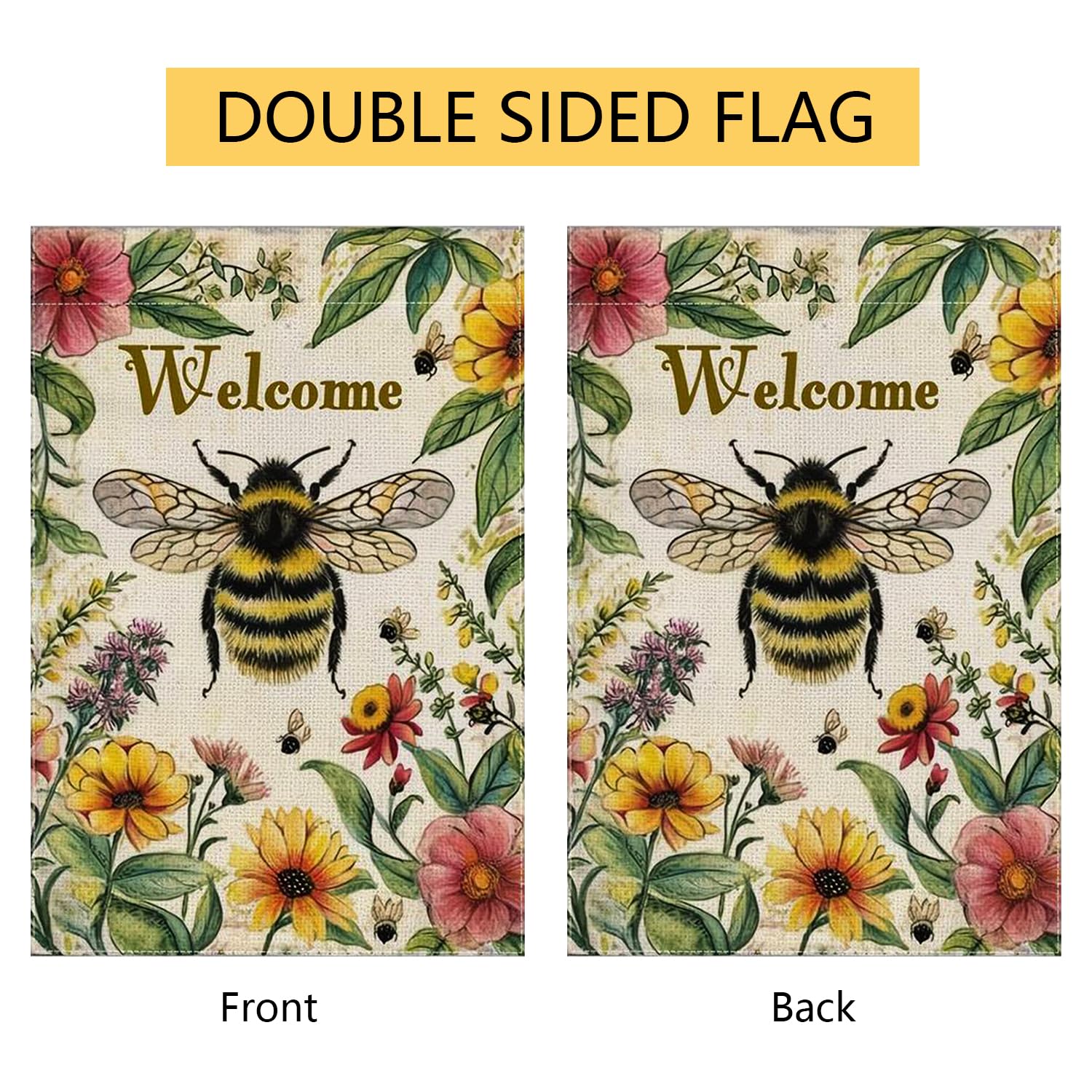 YBHWOGI outdoor flag decor suitable for patio or lawn display.