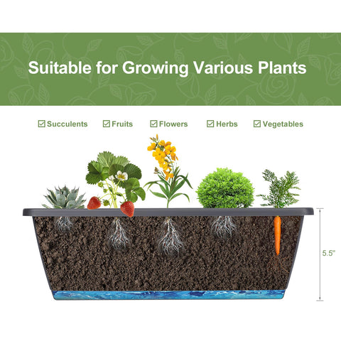 YBING removable planting boxes allow flexible arrangement and sunlight access