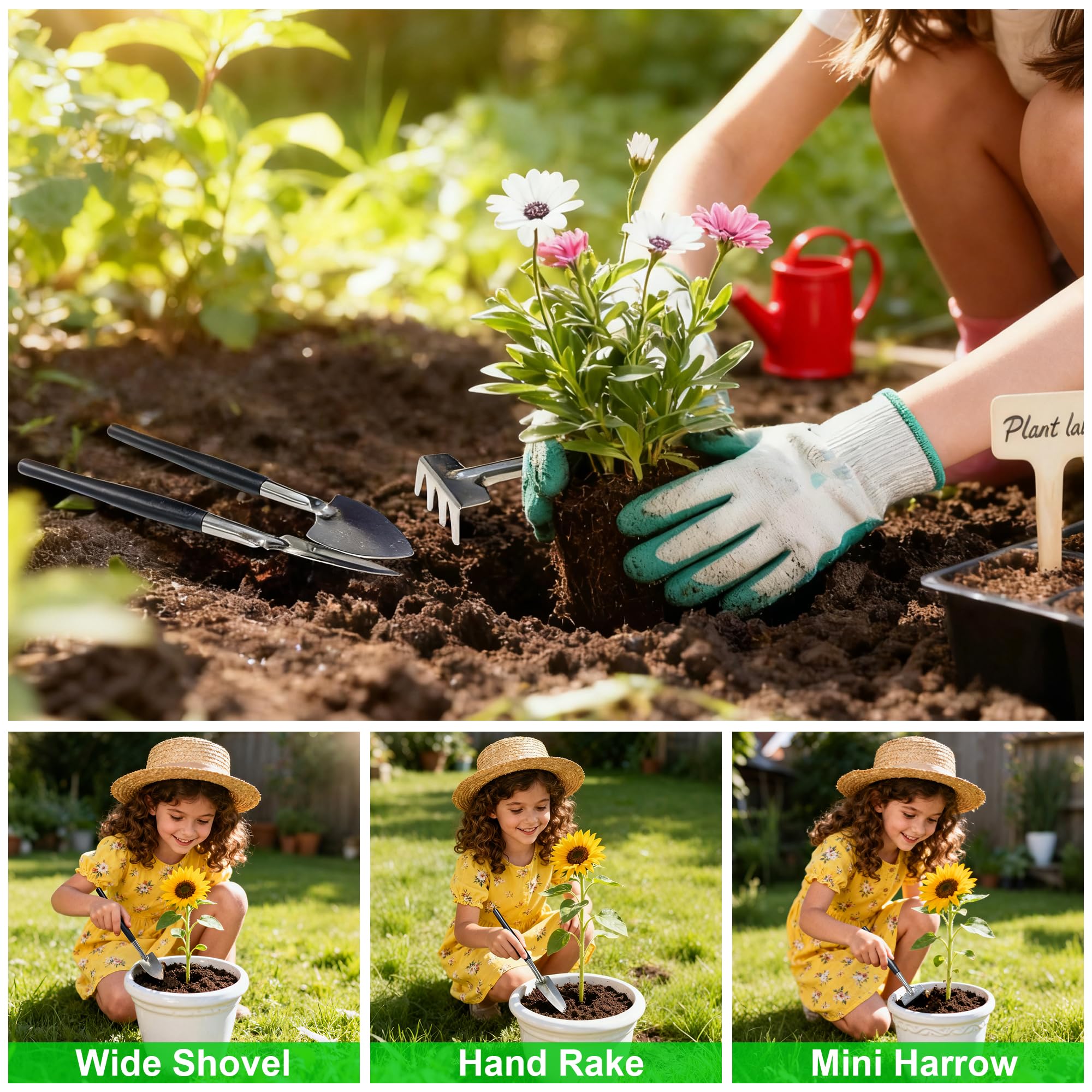 YBRUZRUB plant mat 26x26 waterproof, ideal for indoor and outdoor use.