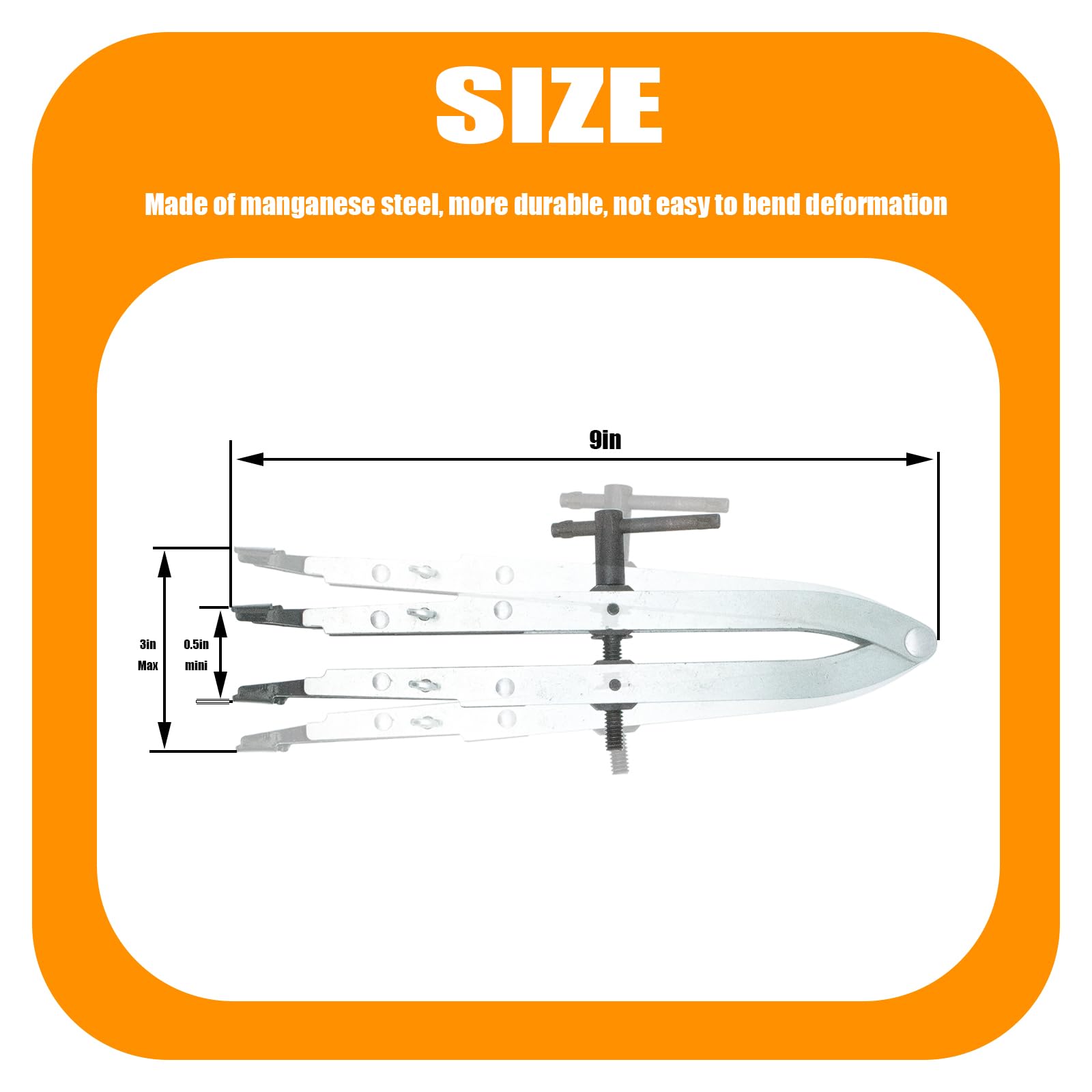 YBW 19063 adjustable screws enable precise width fitting