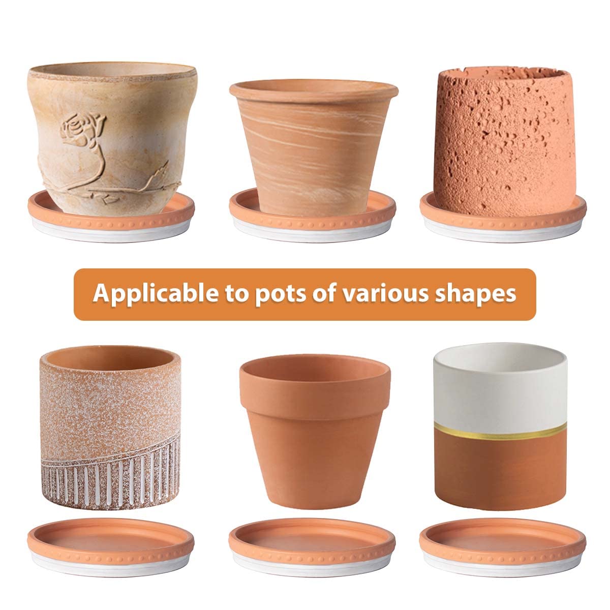 YBX terracotta saucer durability under sun and cold.