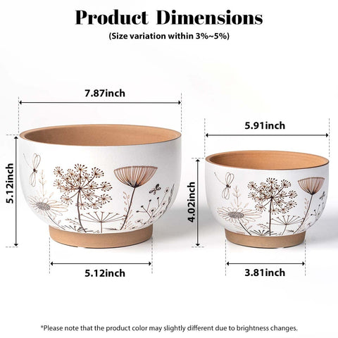 YBX weather-resistant ceramic planter suitable for indoor and outdoor use.