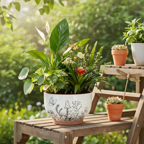 YBX YIBOXUAN handmade planter with durable craft for year-round display.