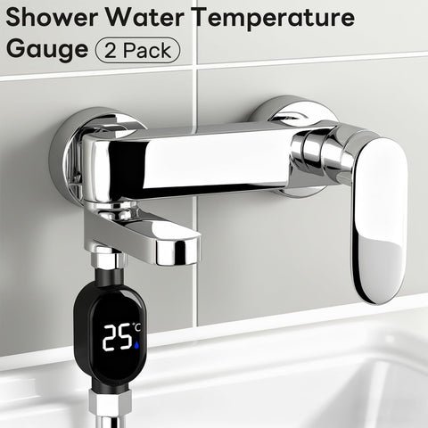 Two-pack design ideal for multiple bathrooms or as a backup thermometer.