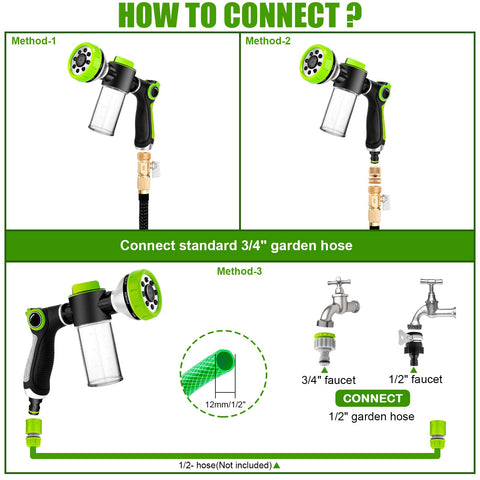YCCOKJJ universal quick connector kit for fast hose setup