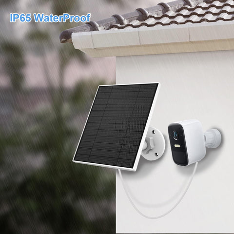 YCTechCam solar panel includes 360° adjustable bracket for easy mounting.