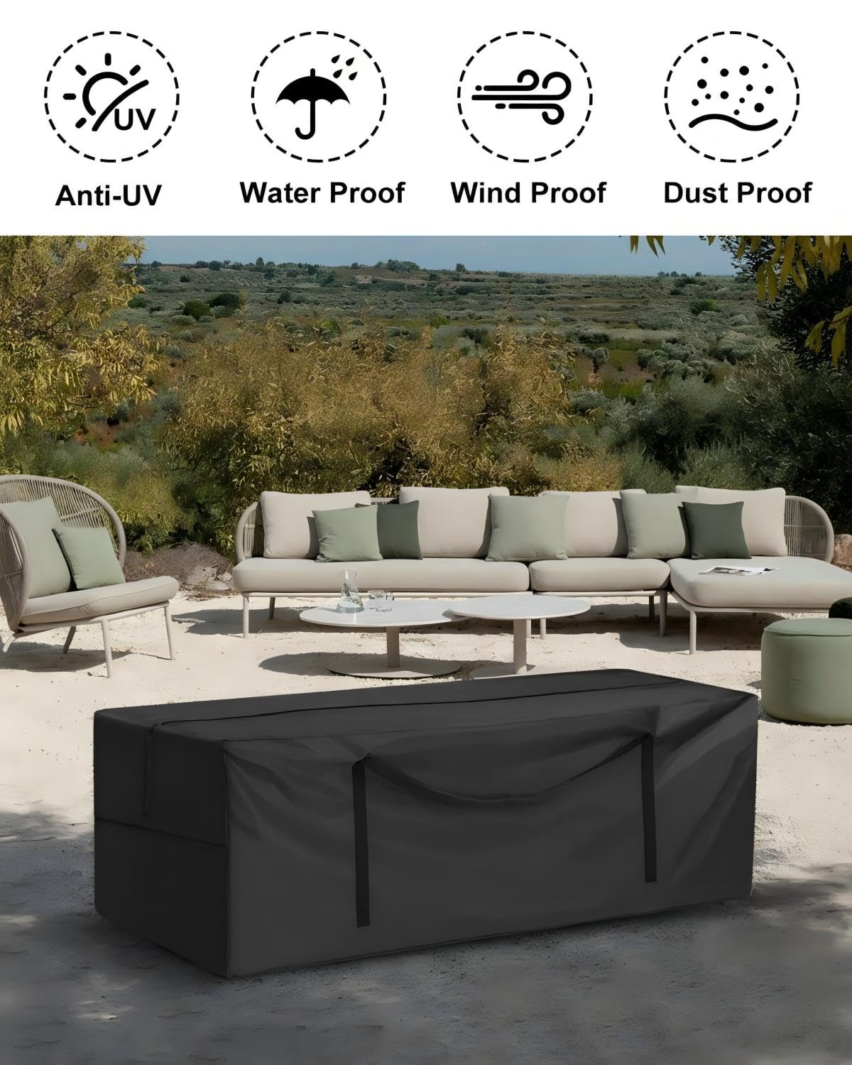 Yczzzj bag with reinforced side handles for easy moving and transport