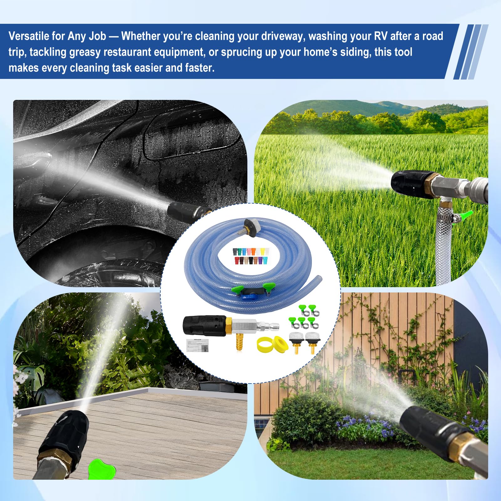 YDHFTYS 15-color proportioner set enables precise chemical mixing
