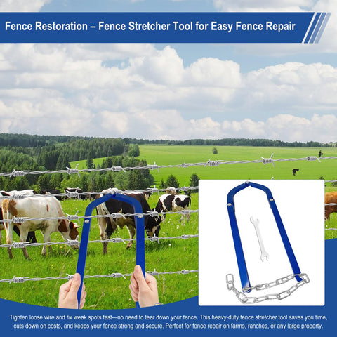 YDHFTYS fence stretcher enables quick fixes on garden fences