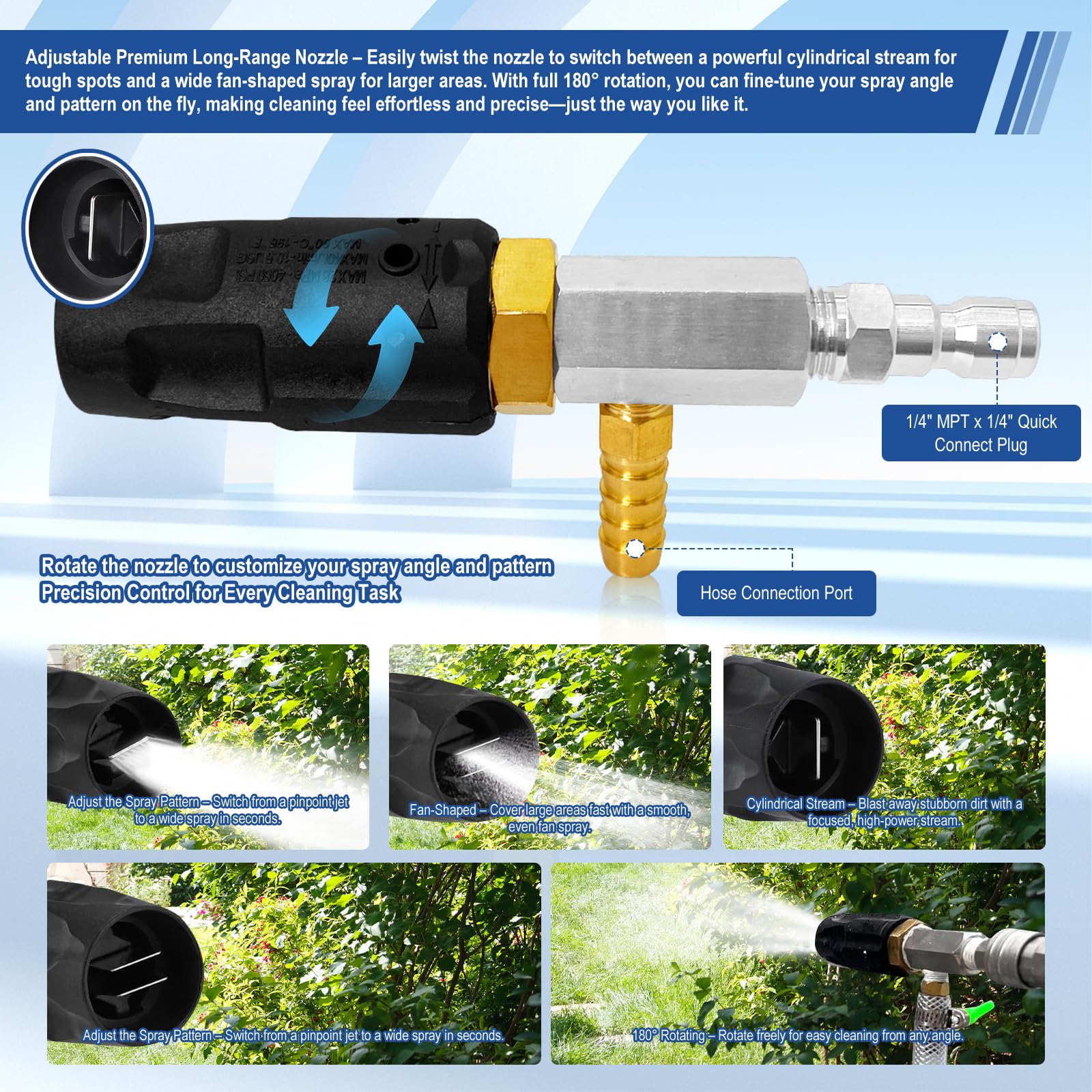 YDHFTYS long-range reach up to 40 feet for high clearance tasks