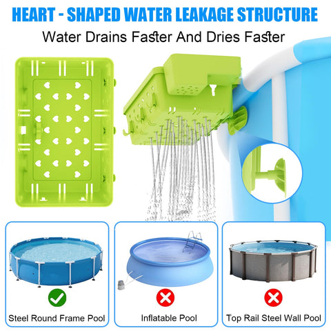 YDHZ easy-installation pool storage basket assembled in minutes.