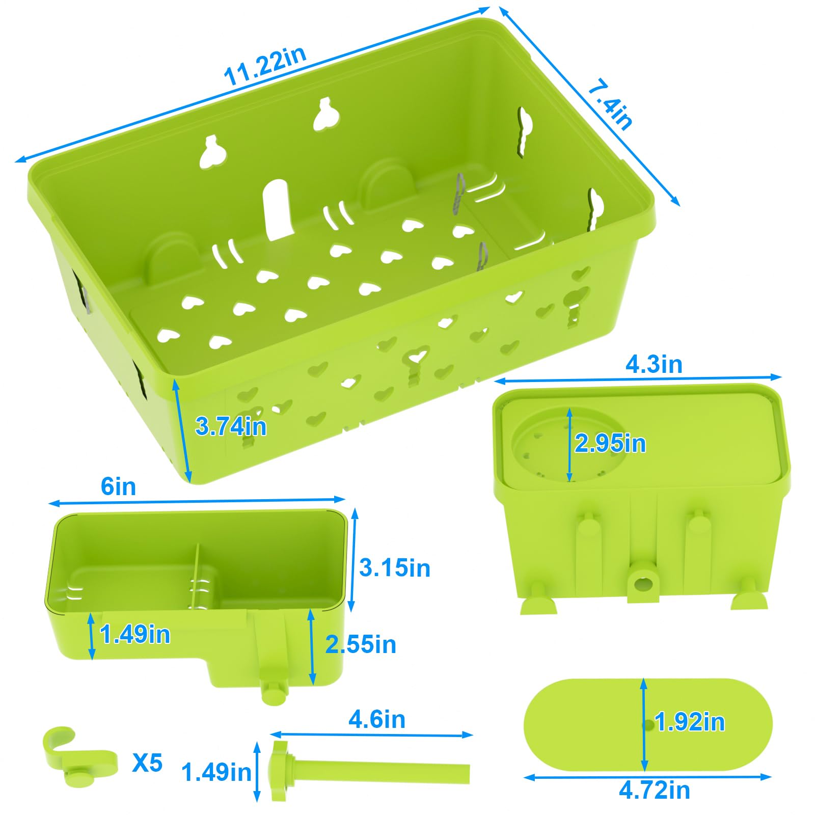 YDHZ hollow design prevents water pooling and improves drainage.