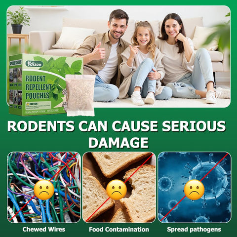Ydizon peppermint aroma rodent deterrent highlights scent-based protection around entryways