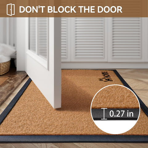 YDKGL Dirt Trapping Mat rv use highlights versatile indoor outdoor placement.
