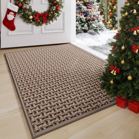 YDKGL door mat black finish complements any entry decor.