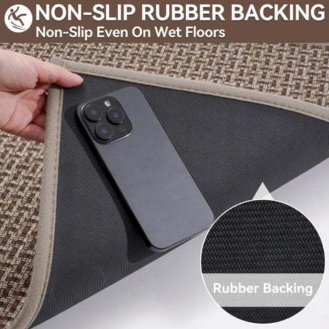 YDKGL door mat fits front doors and indoor entries with low profile.