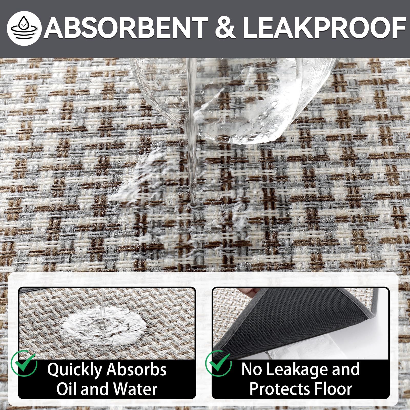 YDKGL door mat dries quickly after washing and use.