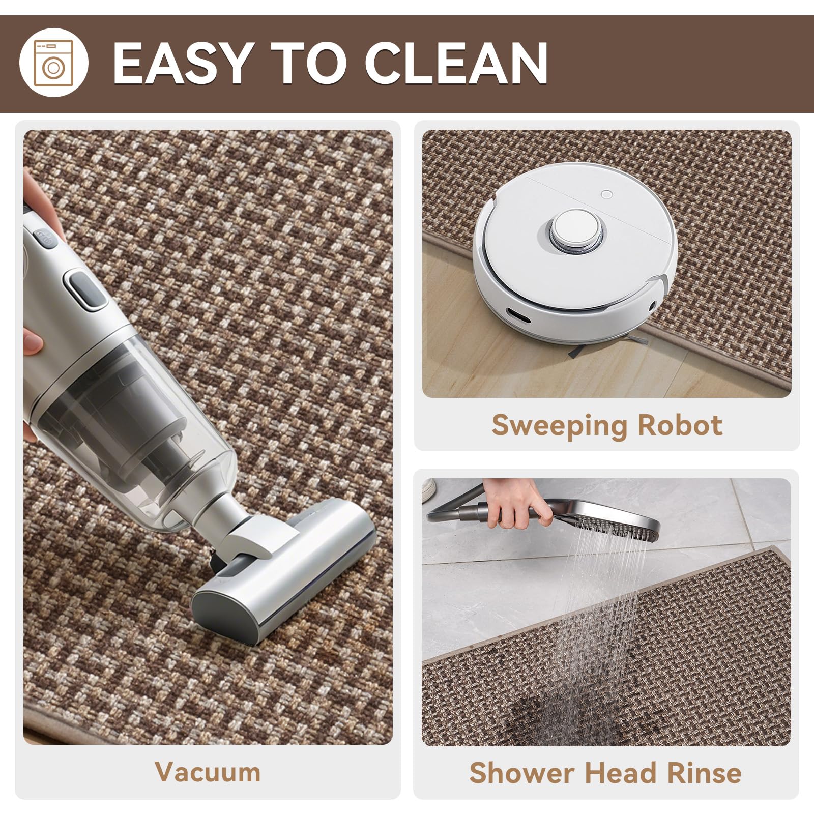 YDKGL entryway mat provides low-profile appeal without bulk at the threshold.