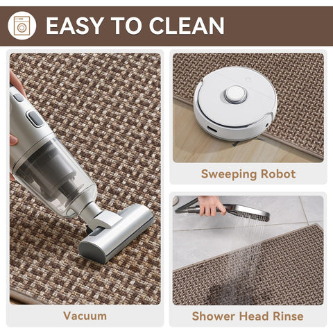 YDKGL entryway mat provides low-profile appeal without bulk at the threshold.