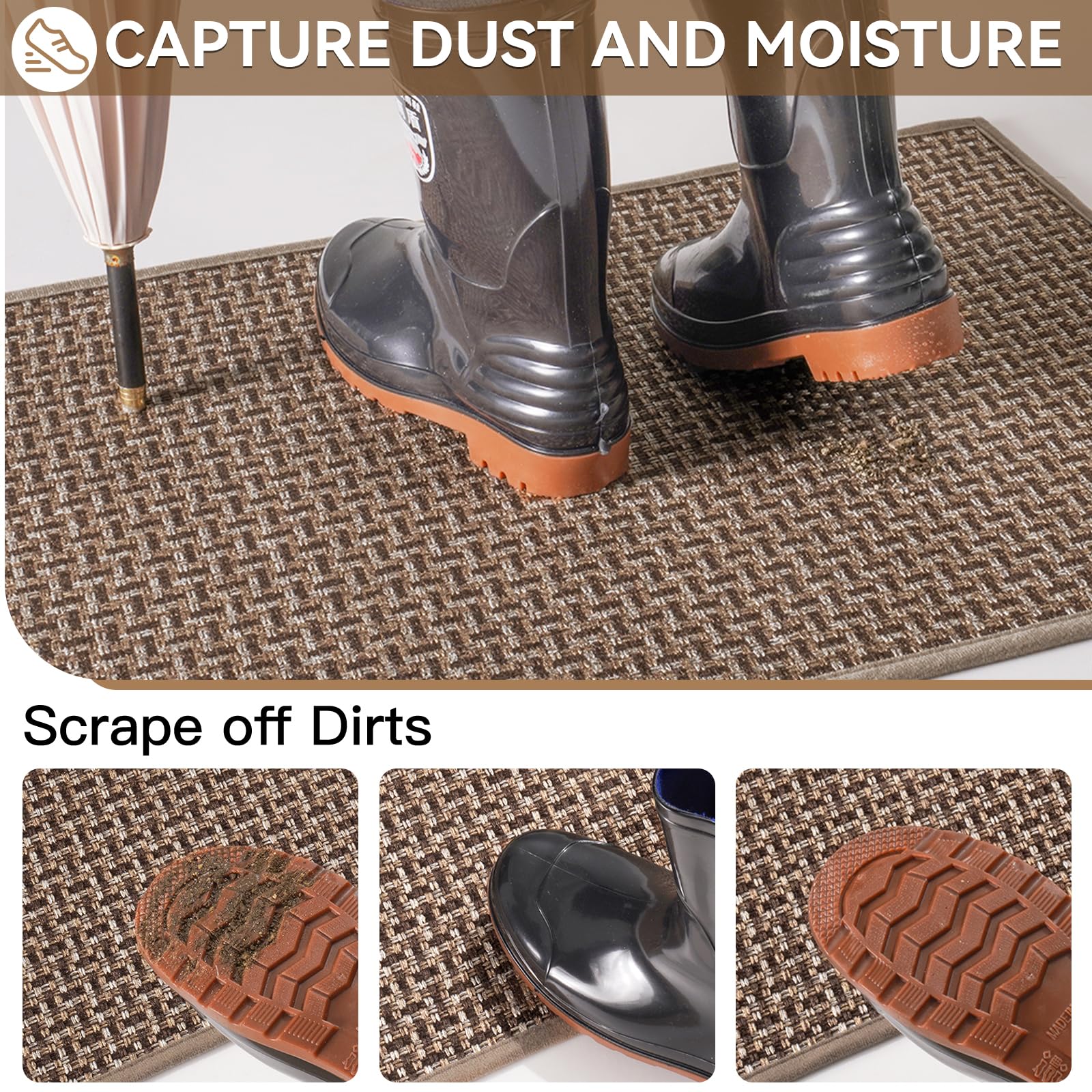 YDKGL 24x72 mat features a washable, easy-clean design for busy homes.
