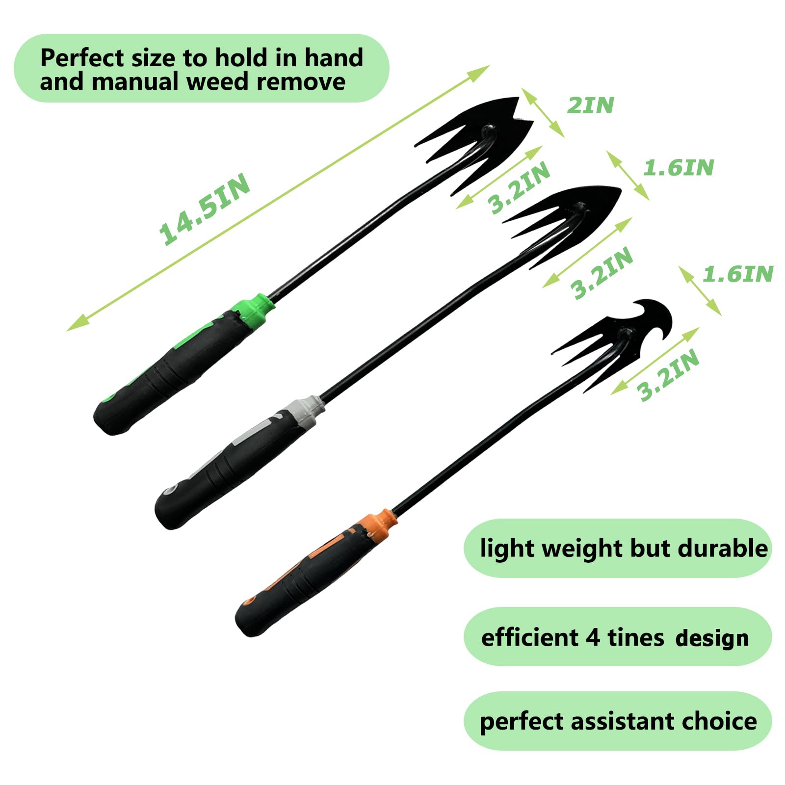 YDKOJGW portable garden weeder shown for quick weed removal.