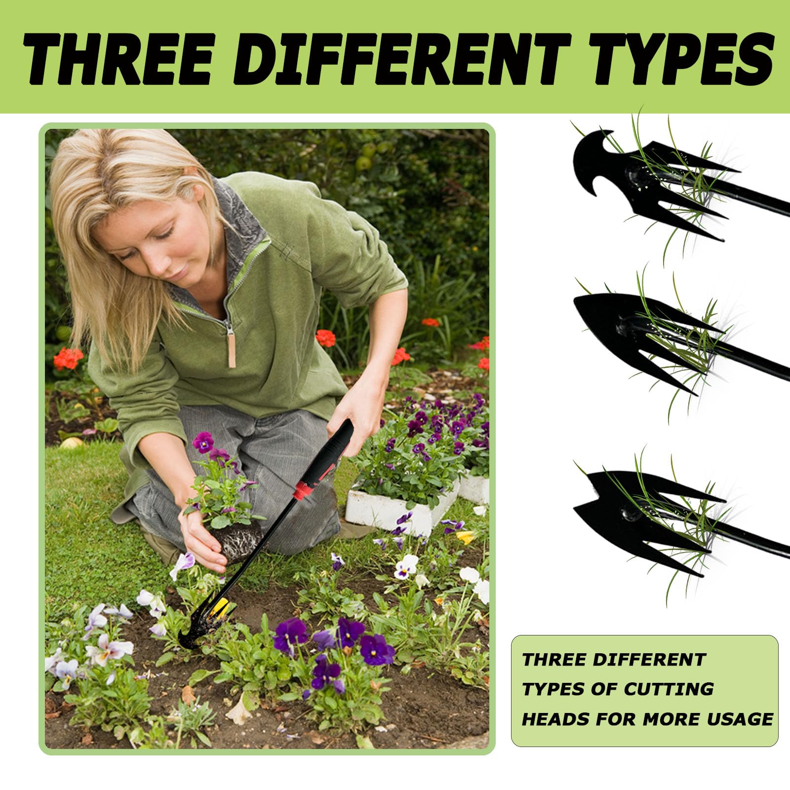 YDKOJGW one-click weeding action for tight spaces