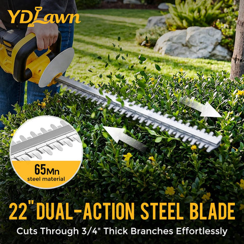 YDLawn 2x4Ah battery pack provides extended cordless runtime