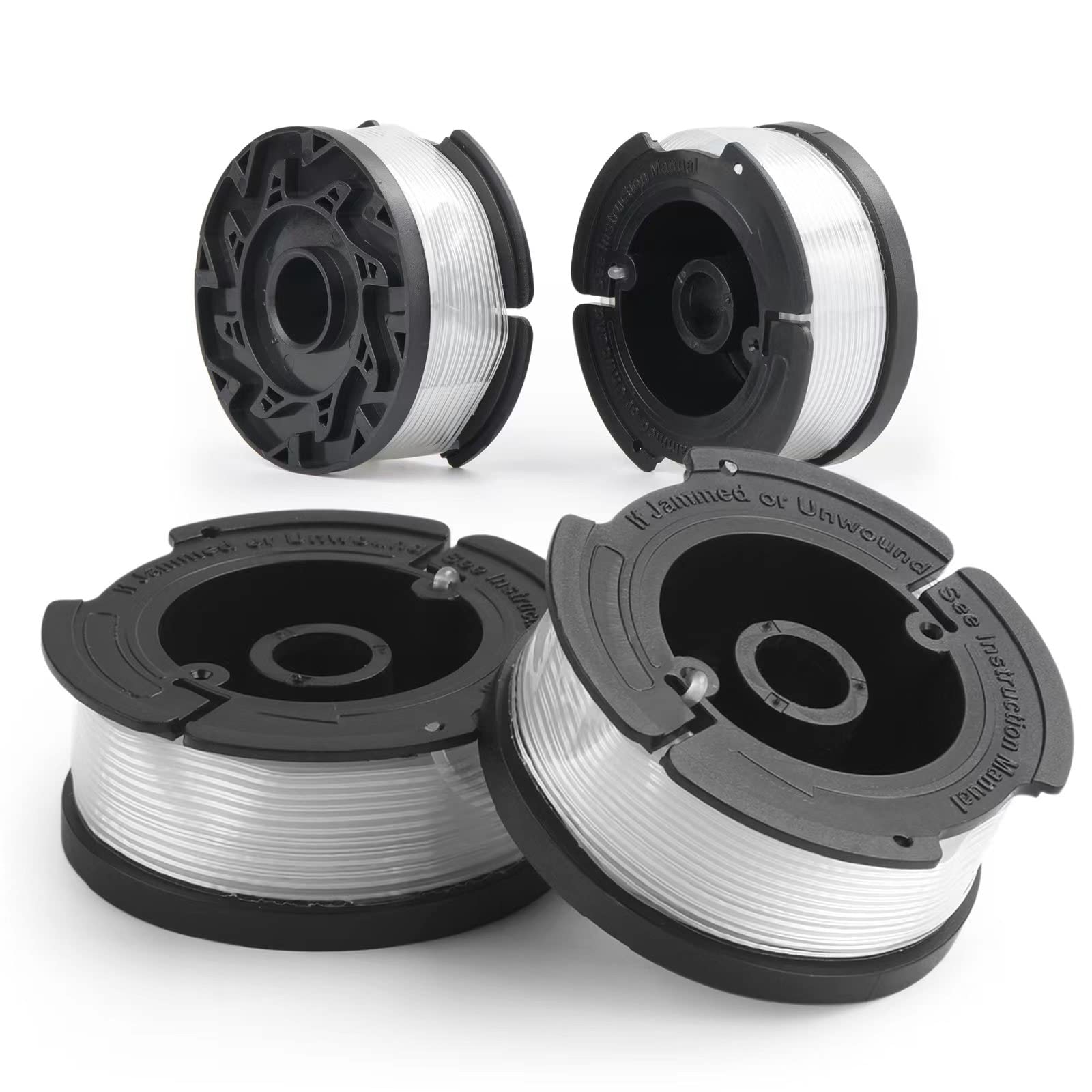 YDSL AF-100 four-pack spool set viewed from above for easy replacement and compatibility.