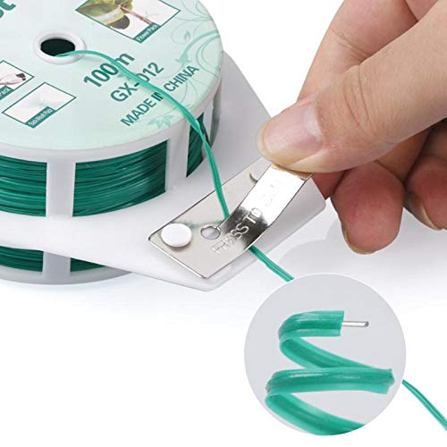 YDSL twist tie with built-in cutter simplifies cutting to desired length