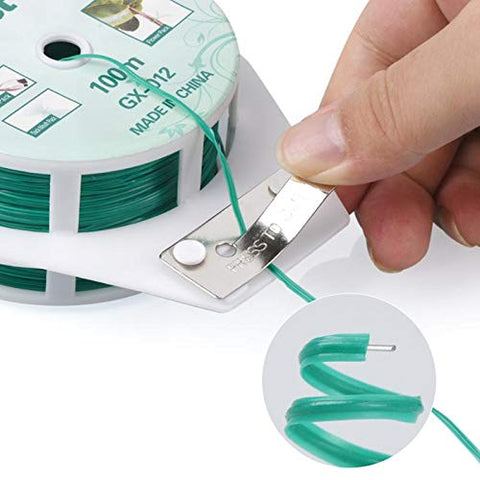 YDSL twist tie with built-in cutter simplifies cutting to desired length