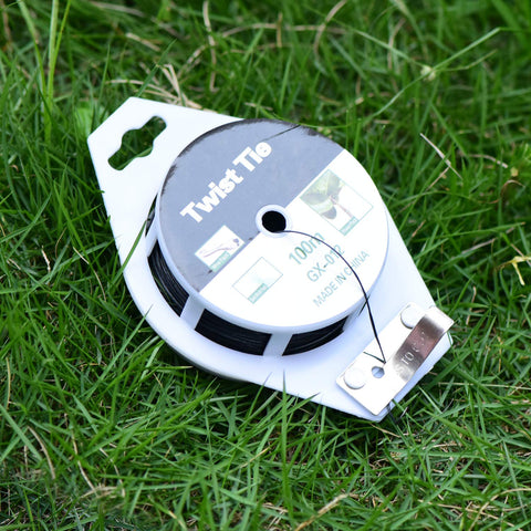 YDSL twist tie with built-in cutter for easy trimming to length.