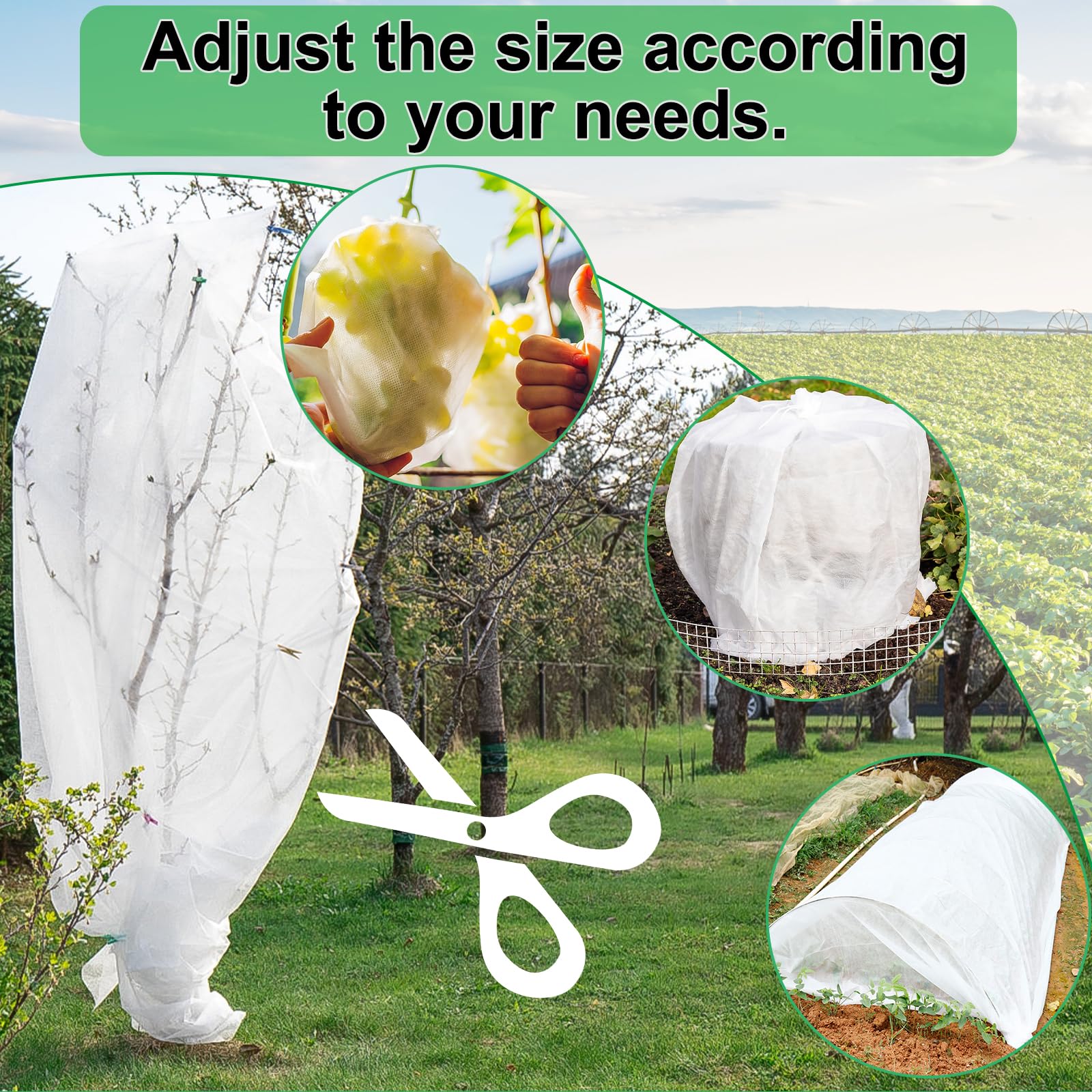 YDSL durable nonwoven fabric suitable for winter protection.