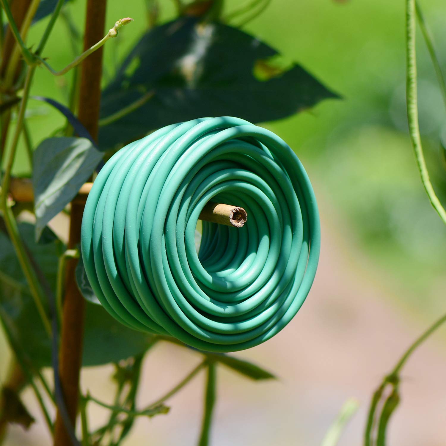 YDSL flexible plant tie in green adapts to irregular plant shapes