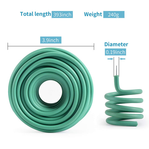 YDSL garden wire tie in green demonstrates heavy-duty yet pliable plant support