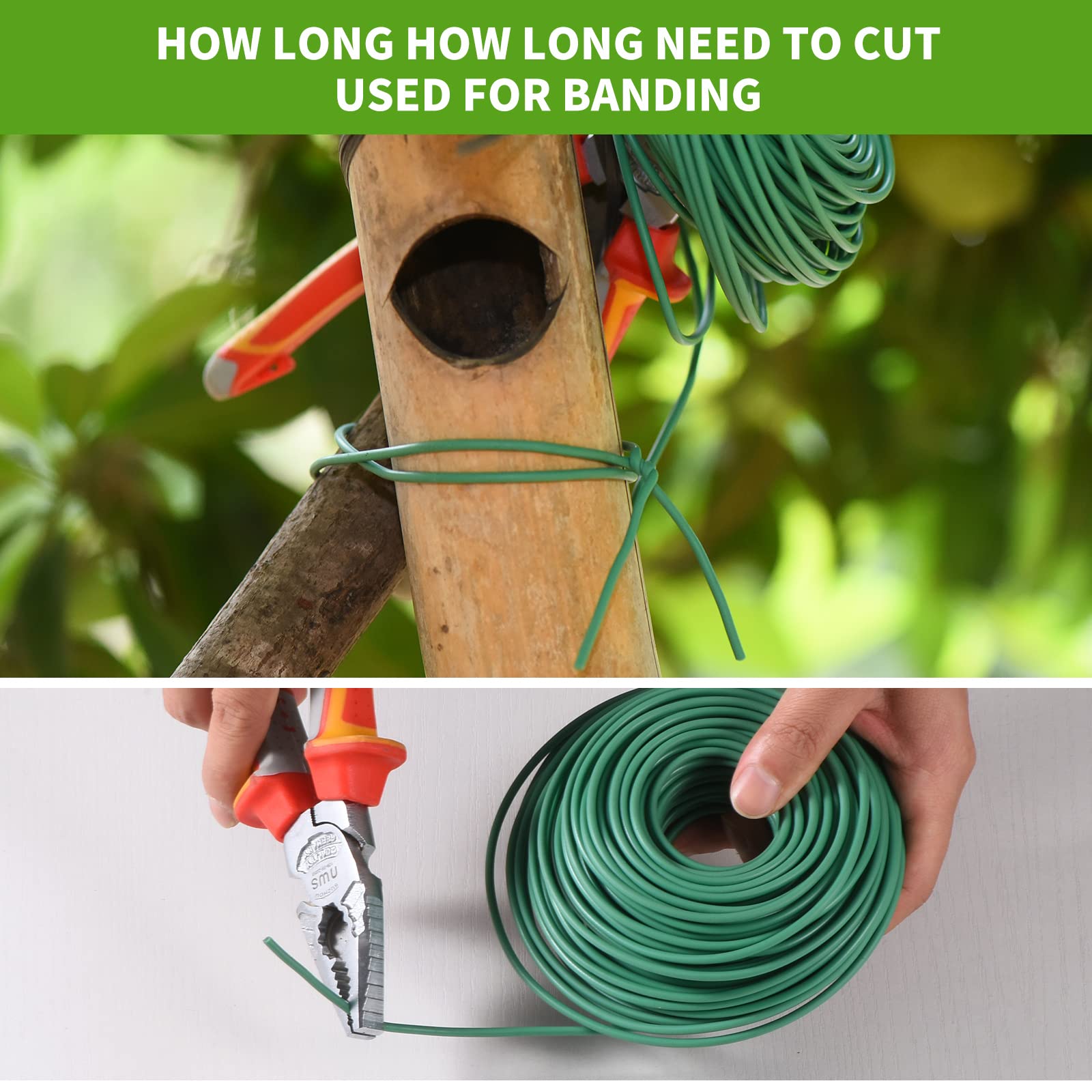 YDSL lightweight yet sturdy tie for quick plant support and organization.