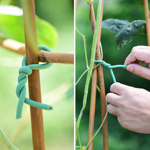 YDSL multi-use garden tie in green ideal for DIY fencing or decor