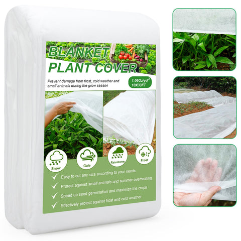 YDSL plant cover with ultra-fine mesh shields seedlings while letting sunlight through.