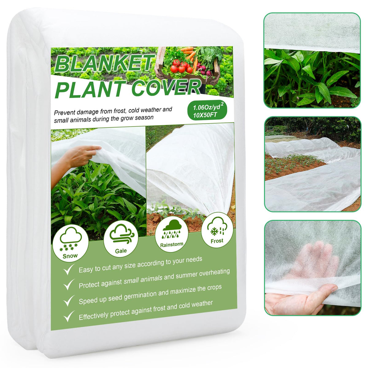 YDSL plant covers frost protection on plants, preserving growth.