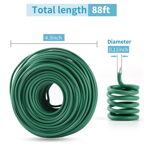 YDSL soft twist plant tie bendable for shaping stems without damage.